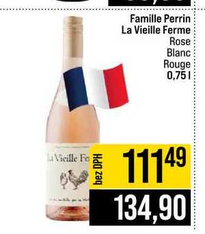 Famille Perrin La Vieille Ferme Rose Blanc Rouge 0,75l