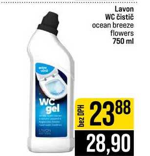 Lavon WC čistič ocean breeze flowers 750 ml