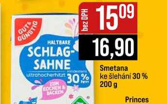 Smetana ke šlehání 30% 200 g