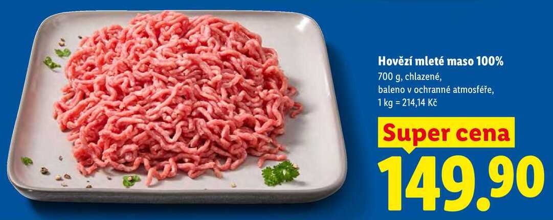Hovězí mleté maso 100%, 700 g