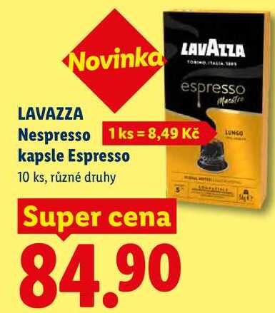 LAVAZZA Nespresso kapsle Espresso, 10 ks