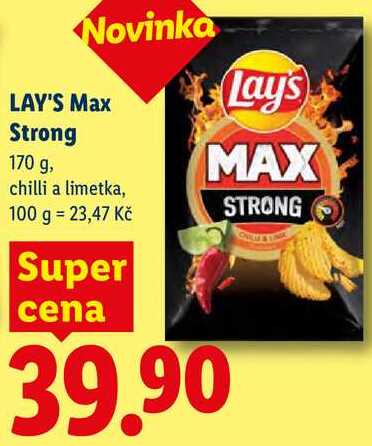 LAY'S Max Strong, 170 g