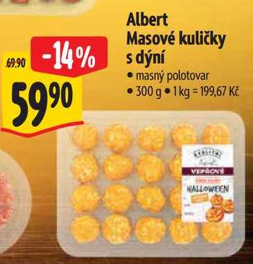 Albert Masové kuličky s dýní, 300 g