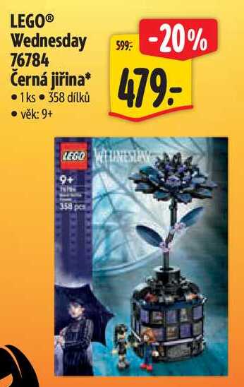 LEGO® Wednesday 76784 Černá jiřina*