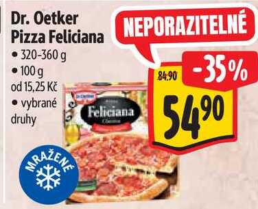 Dr. Oetker Pizza Feliciana, 320-360 g
