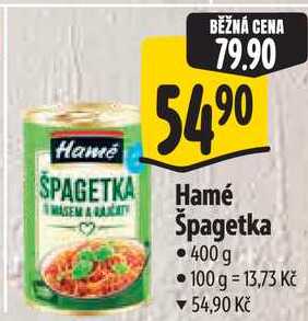 Hamé Špagetka, 400 g