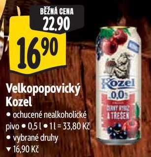Velkopopovický Kozel, 0,5 l