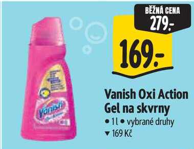 Vanish Oxi Action Gel na skvrny, 1 l