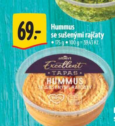 Hummus se sušenými rajčaty 175 g 
