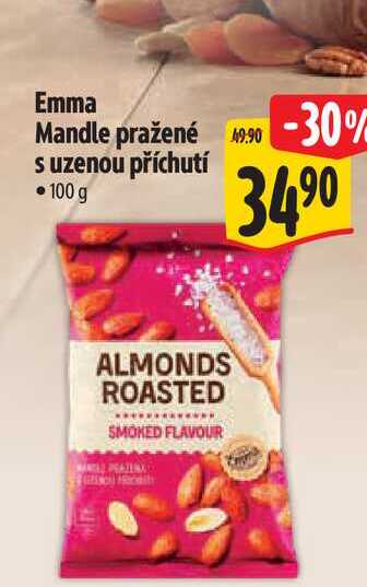 Emma Mandle pražené s uzenou příchutí  100 g 