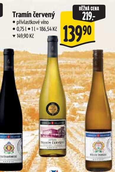Tramín červený 0,75 l