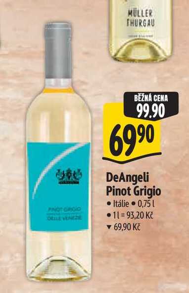 DeAngeli Pinot Grigio 0,75 l