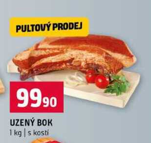 UZENÝ BOK 1 kg s kostí 
