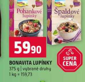 BONAVITA LUPÍNKY 375 g vybrané druhy 
