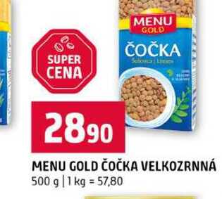 MENU GOLD ČOČKA VELKOZRNNÁ 500 g
