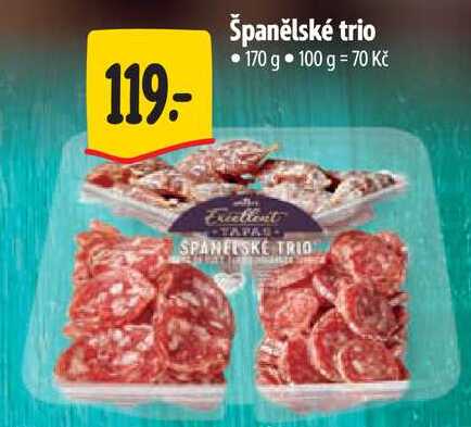 Španělské trio, 170 g