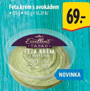 Feta krém s avokádem, 125 g