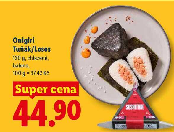 Onigiri Tuňák/Losos, 120 g, chlazené