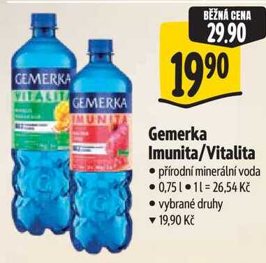 Gemerka Imunita/Vitalita, 0,75 l