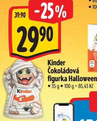 Kinder Čokoládová figurka Halloween, 35 g