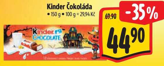Kinder Čokoláda, 150 g