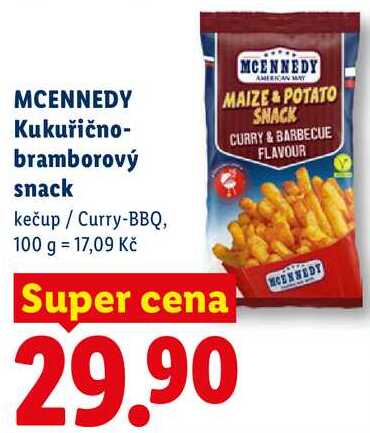 MCENNEDY Kukuřično- bramborový snack, 100 g