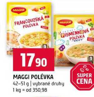 MAGGI POLÉVKA 42-51 g vybrané druhy