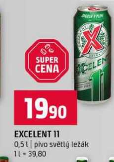 EXCELENT 11 0,5l pivo světlý ležák