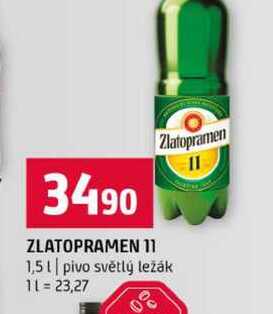 Zlatopramen 11 1,5l pivo světlý ležák