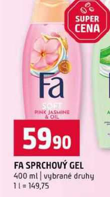 FA SPRCHOVÝ GEL 400 ml vybrané druhy