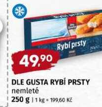 DLE GUSTA RYBÍ PRSTY nemleté 250 g