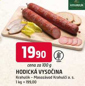 HODICKÁ VYSOČINA 100 g