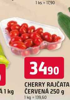 CHERRY RAJČATA ČERVENÁ 250 g