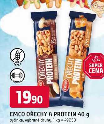 EMCO OŘECHY A PROTEIN 40 g