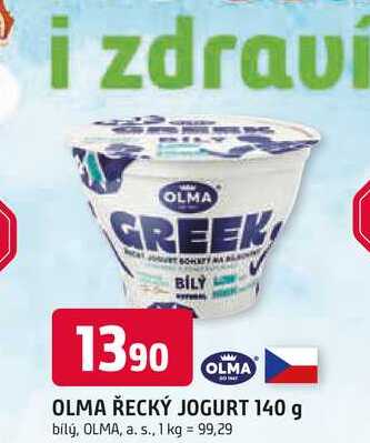 OLMA ŘECKÝ JOGURT 140 g