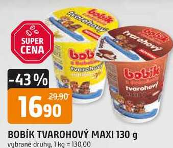 BOBÍK TVAROHOVÝ MAXI 130 g