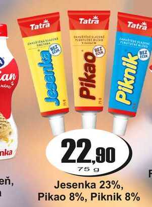 Jesenka 23%, Pikao 8%, Piknik 8% 