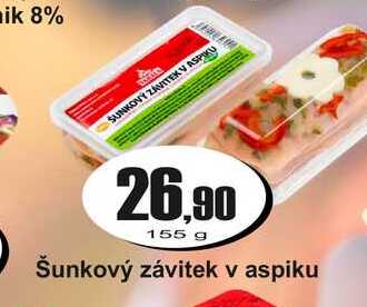 Šunkový závitek v aspiku 155 g 