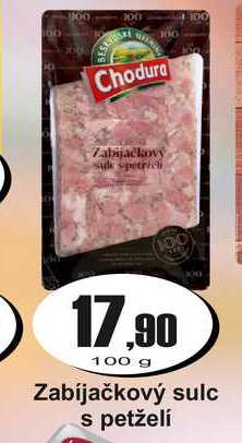 Zabíjačkový sulc s petrželí 100 g