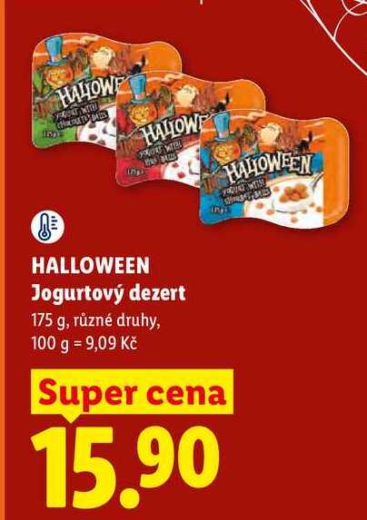 HALLOWEEN Jogurtový dezert, 175 g