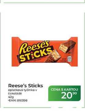 Reese's Sticks oplatková tyčinka v čokoládě 42g