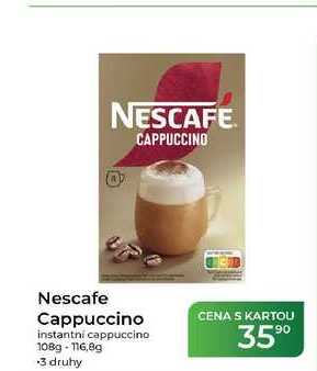 Nescafe Cappuccino instantní cappuccino 108g-116,8g