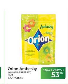 Orion Arabesky kyselé želé bonbony 130g