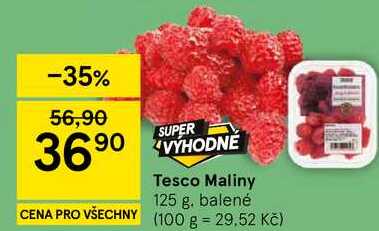 Tesco Maliny, 125 g 