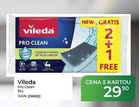 Vileda Pro Clean 3ks