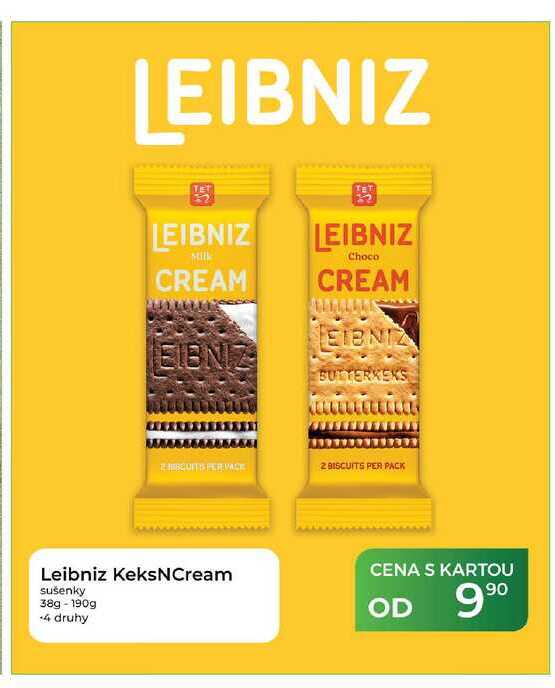 Leibniz KeksNCream sušenky 38g-190g
