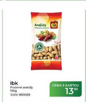 Ibk Pražené arašídy 150g