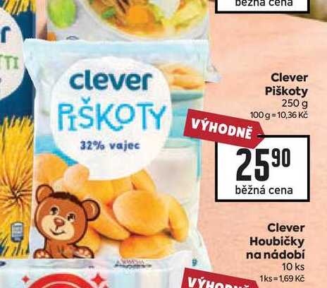 Clever Piškoty 250 g