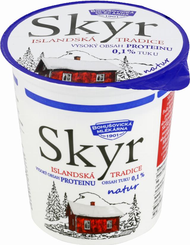 Skyr Zakys. mléč. Výrobek natur, tuk 0,1 %
