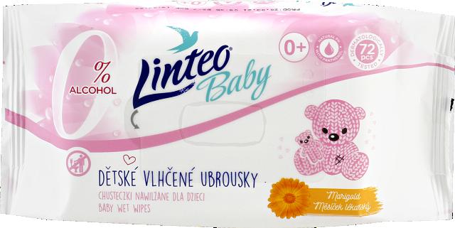 LINTEO Dětské vlhčené ubrousky